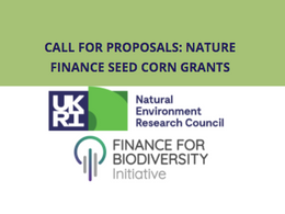 CALL FOR PROPOSALS: NATURE FINANCE SEED CORN GRANTS